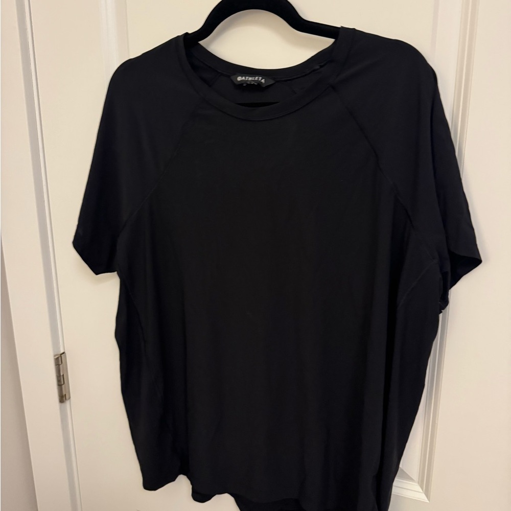 Athleta Move With Ease Tee (XL; Black)